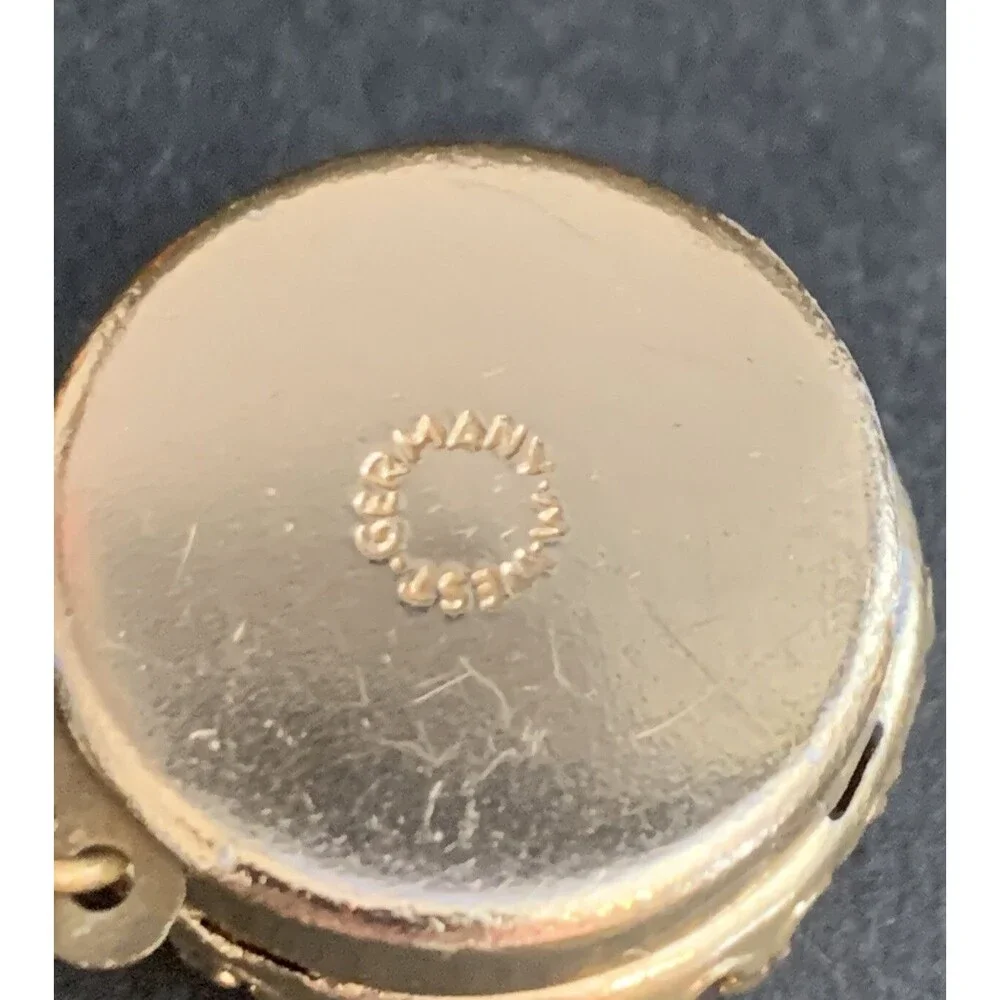 West Germany Orange Amber Fall Tone Double Strand Glass Crystal Bead Necklace - Picture 6 of 6